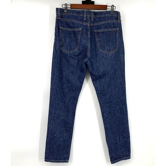 Current Elliott Jeans The Fling Blue White Constellation Relaxed - Picture 8 of 11